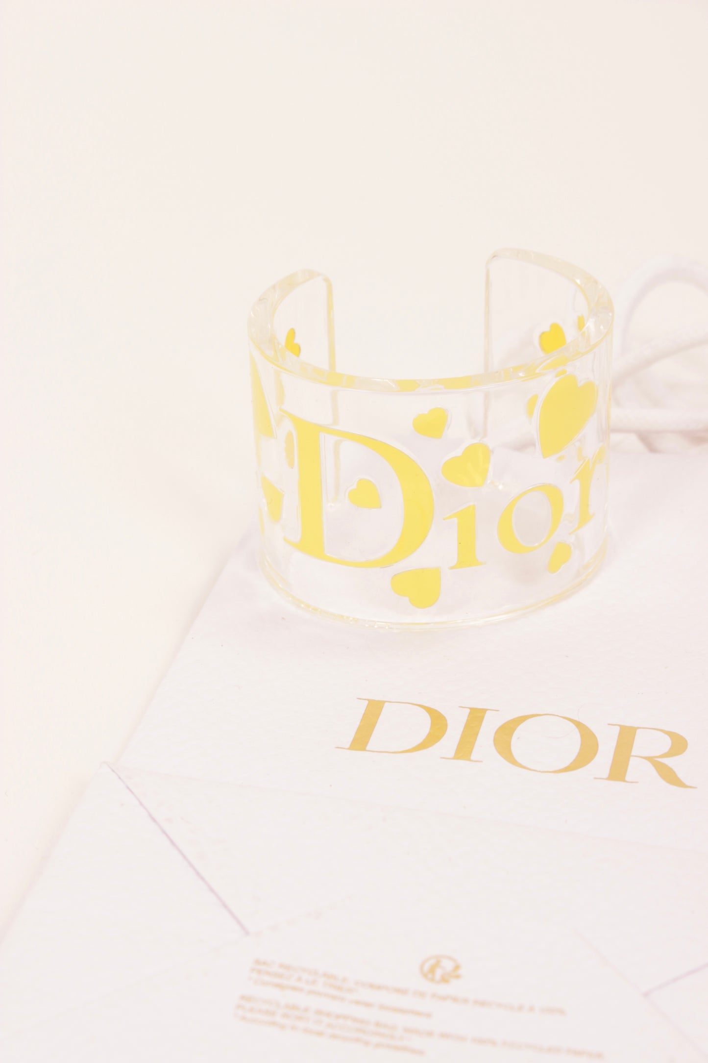 Vintage Dior Perspex Cuff - Galliano Era