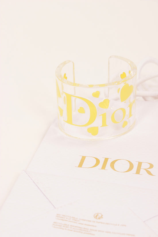 Vintage Dior Perspex Cuff - Galliano Era