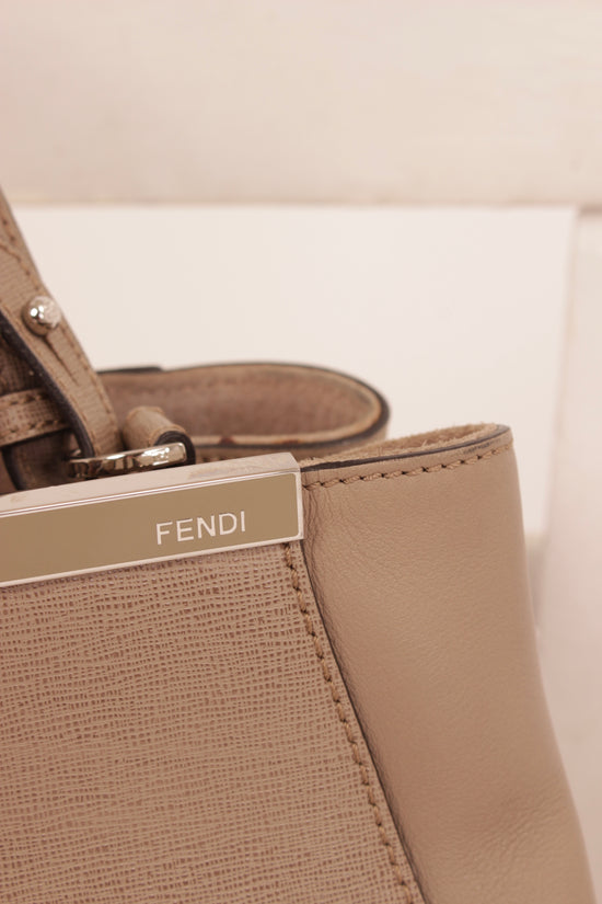 Fendi 2Jours Beige Shoulder Bag