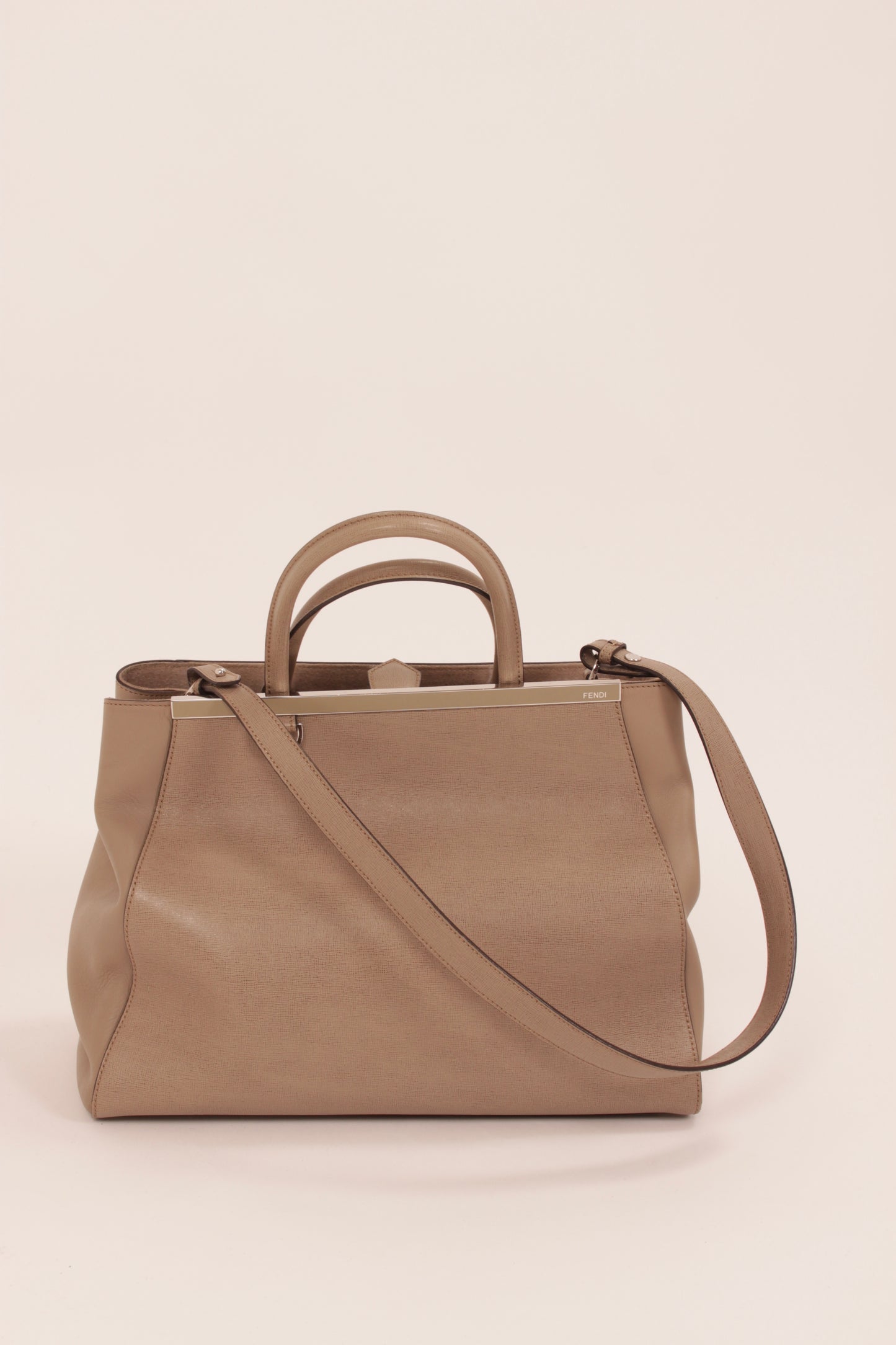 Fendi 2Jours Beige Shoulder Bag