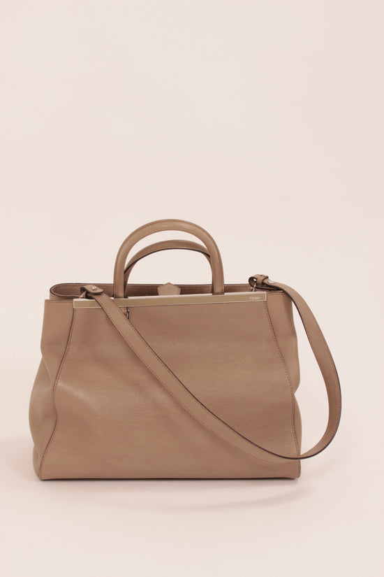 Fendi 2Jours Beige Shoulder Bag