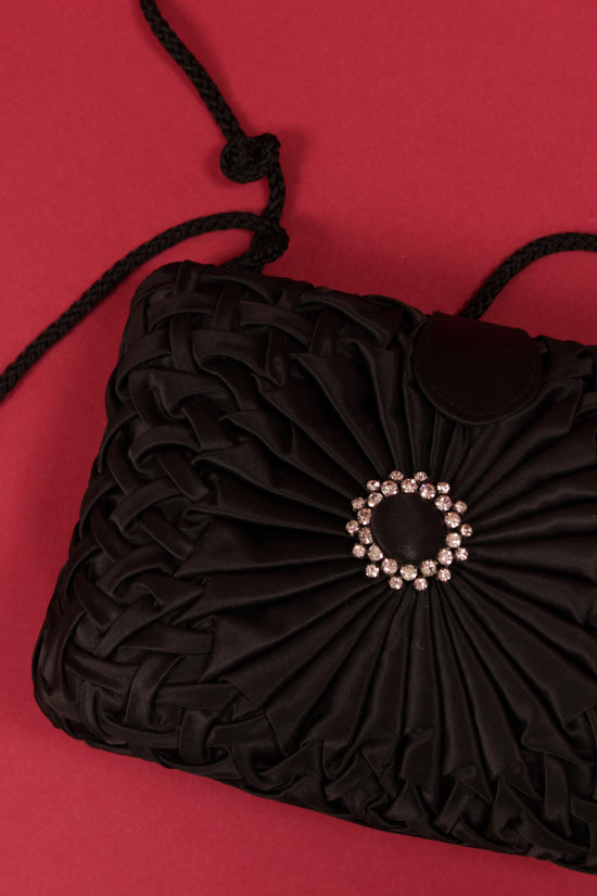 Vintage Black Evening Bag