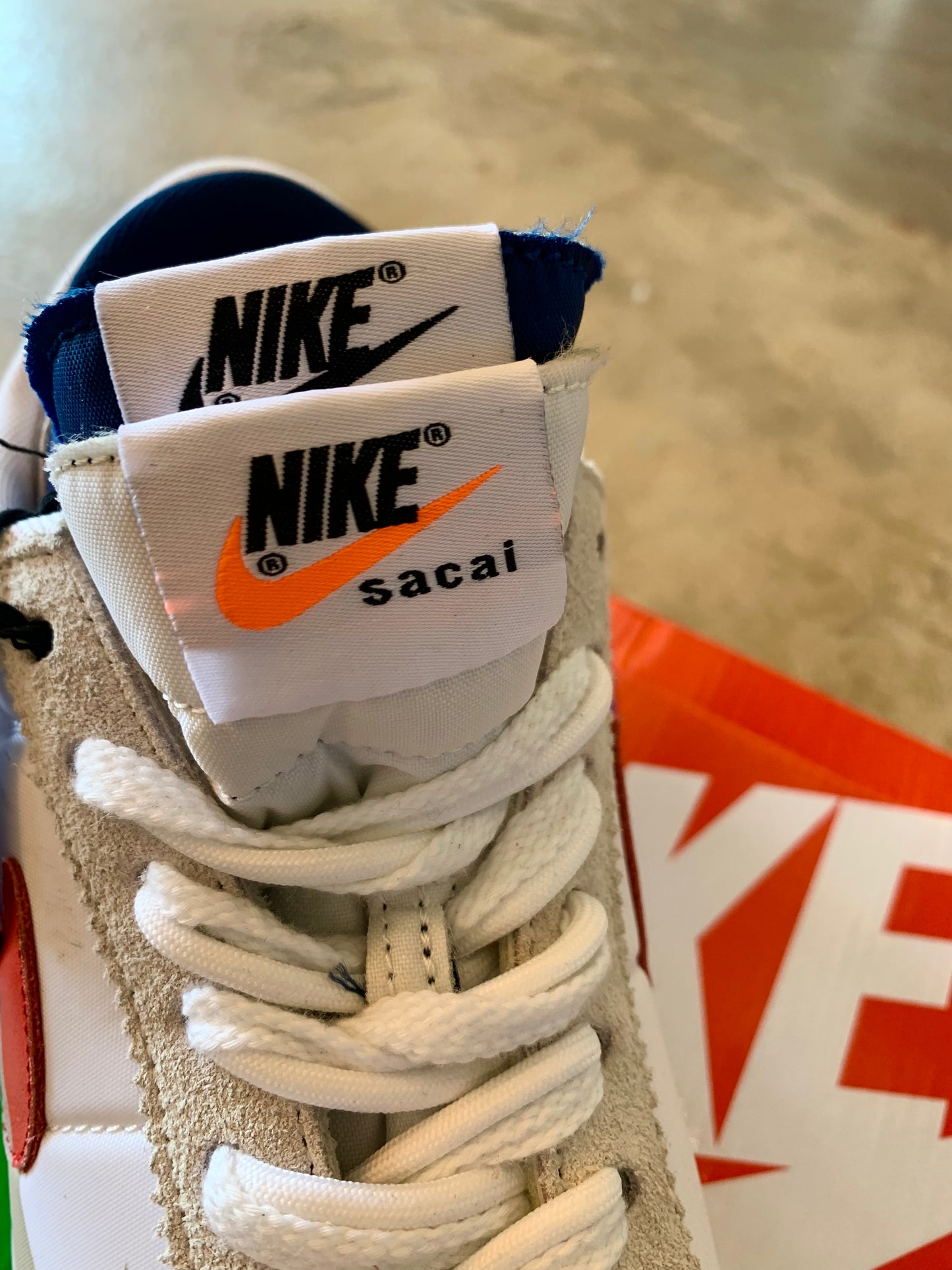 Nike X Sacai White/Red/Blue Trainers