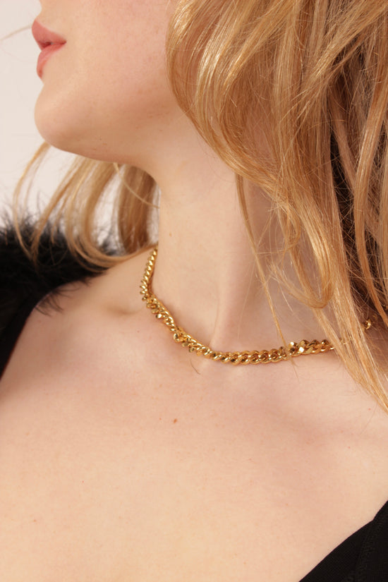 Vintage Monet Gold Chain Necklace