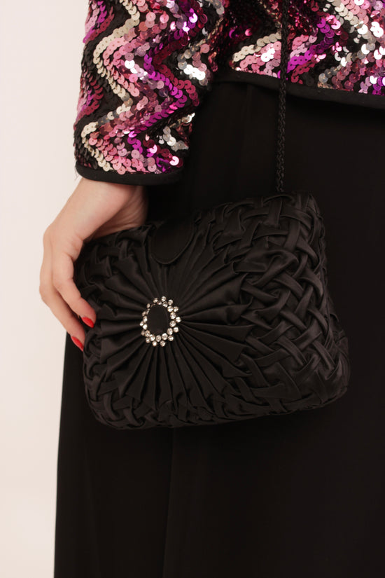 Vintage Black Evening Bag