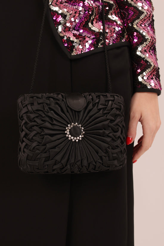 Vintage Black Evening Bag