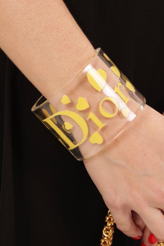 Vintage Dior Perspex Cuff - Galliano Era