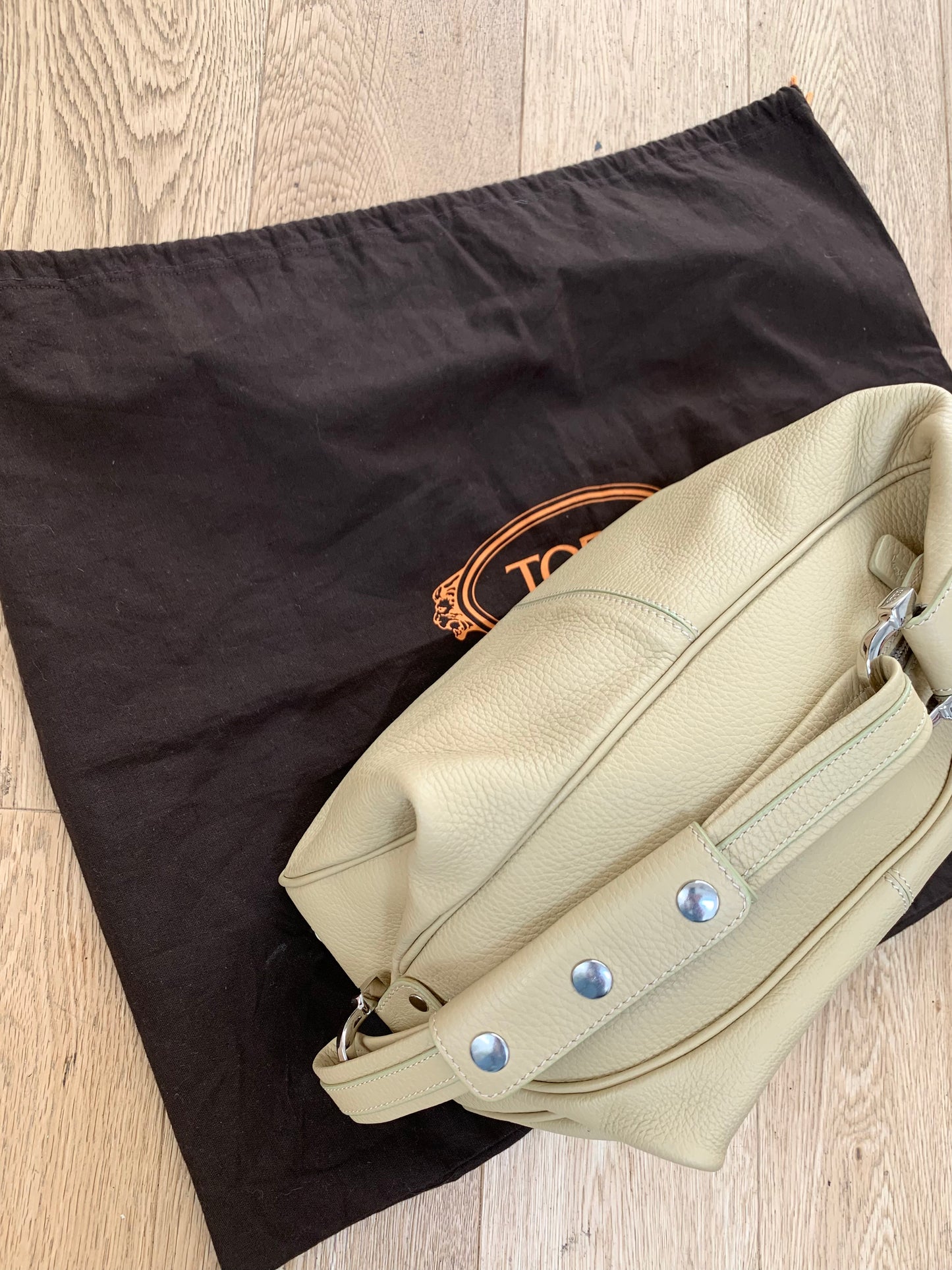 Todds Beige Leather Handbag