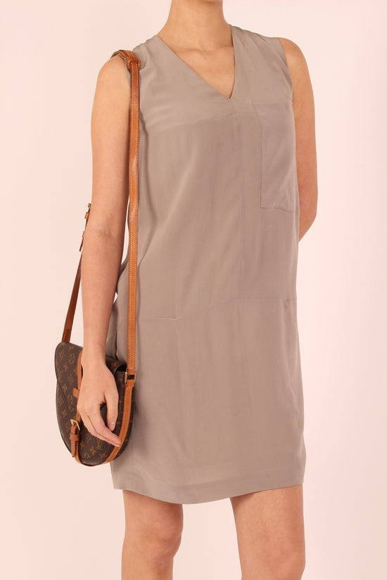 Vintage Chloé Grey Silk Dress