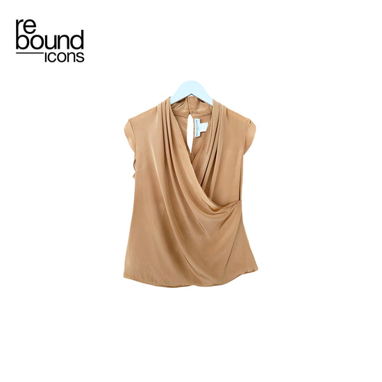 Vintage Balenciaga Beige Wrap Top