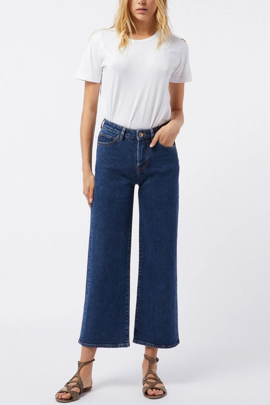 3X1 NYC Lauren Mid-Rise Cropped Flare Jeans-NWT