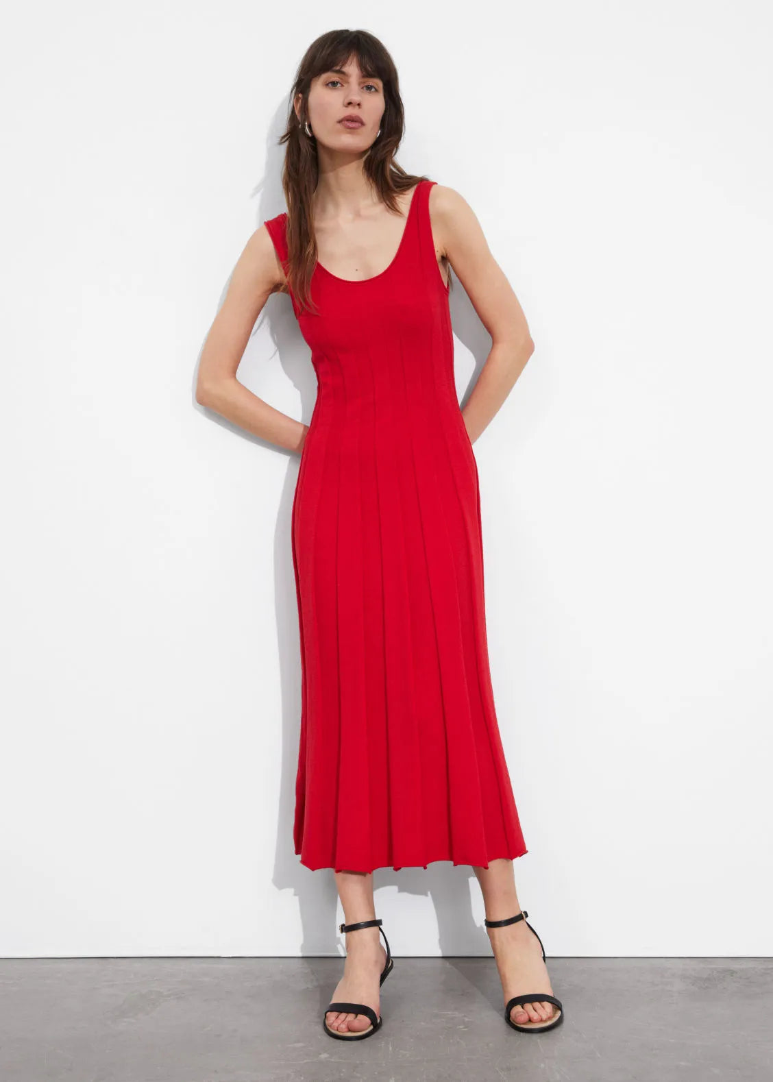 & Other Stories Red Tank Dress - nwt