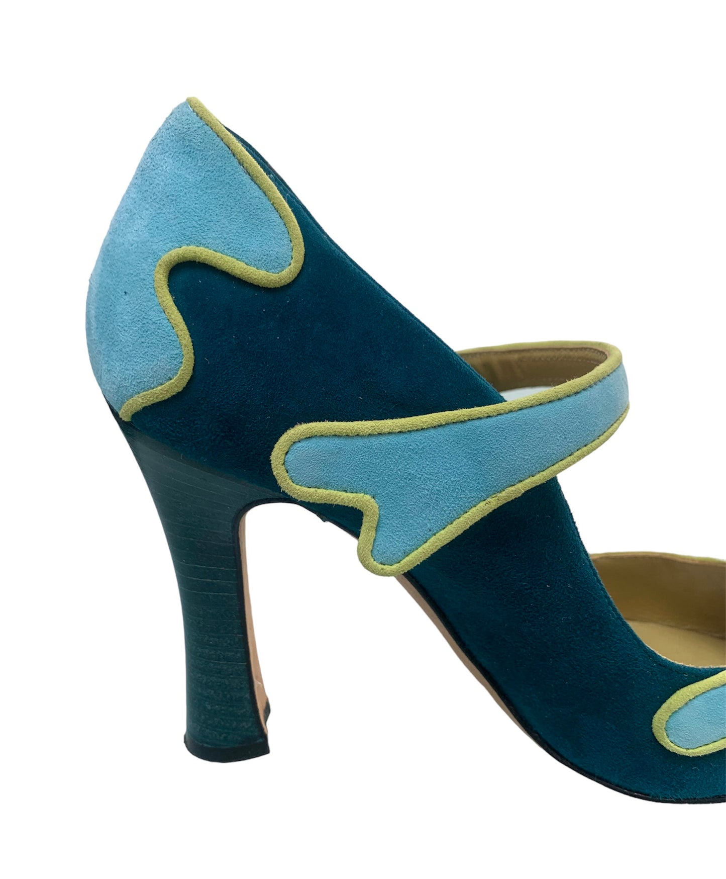 Manolo Blahnik Blue Heels