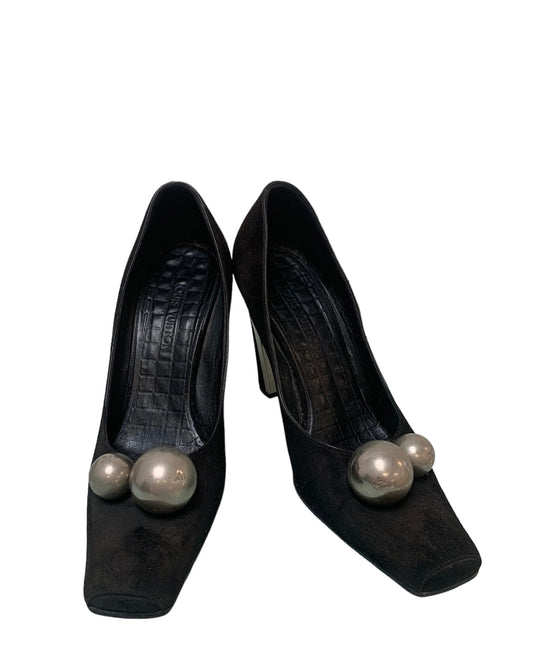 Vintage Louis Vuitton Black Heels