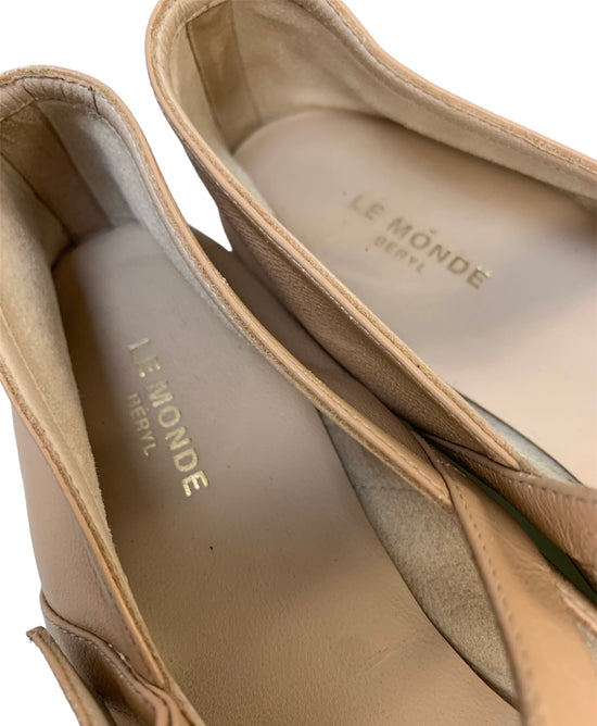 Le Monde Beryl Leather Mary Jane Ballet Flats