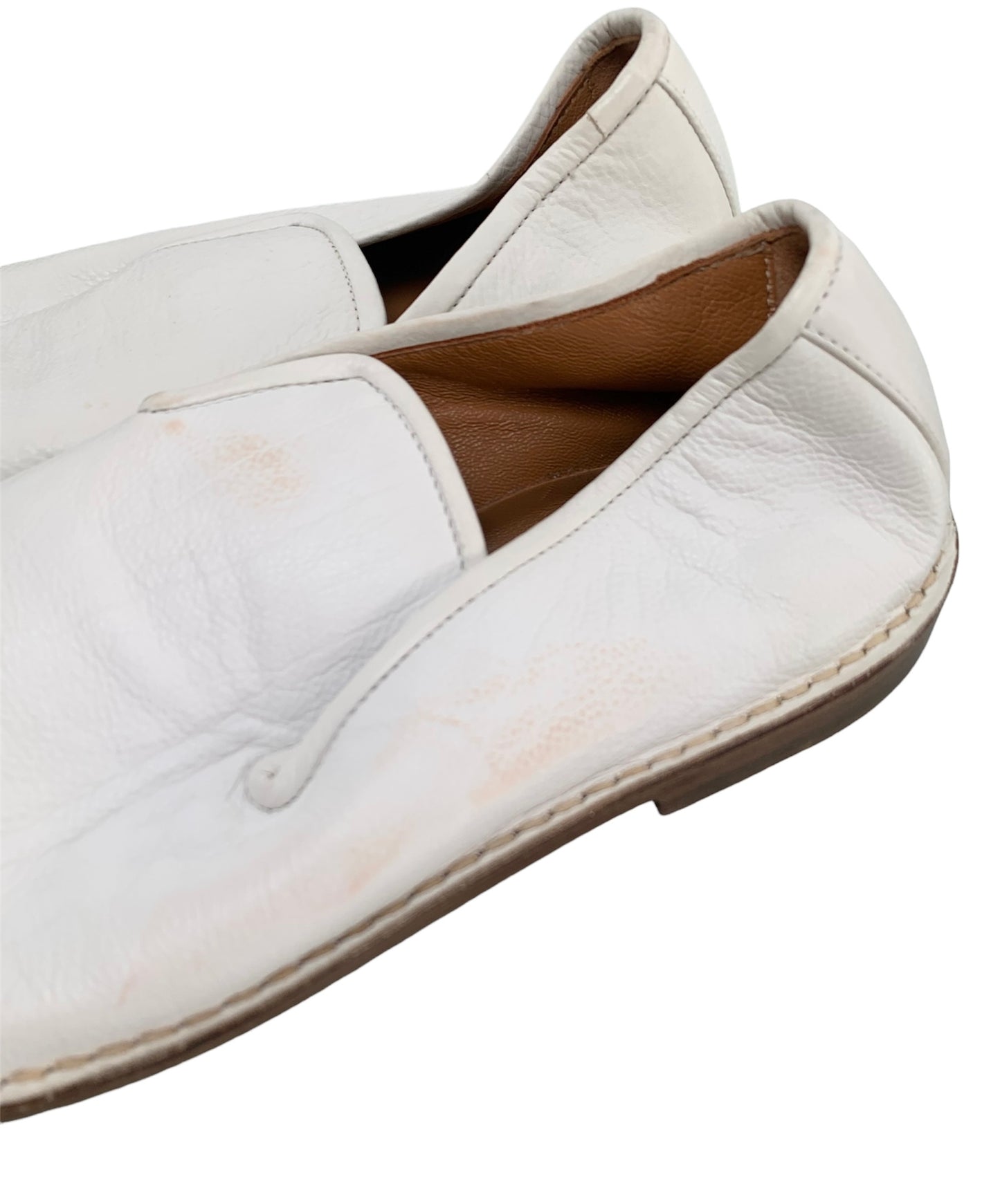 Celine White Flats