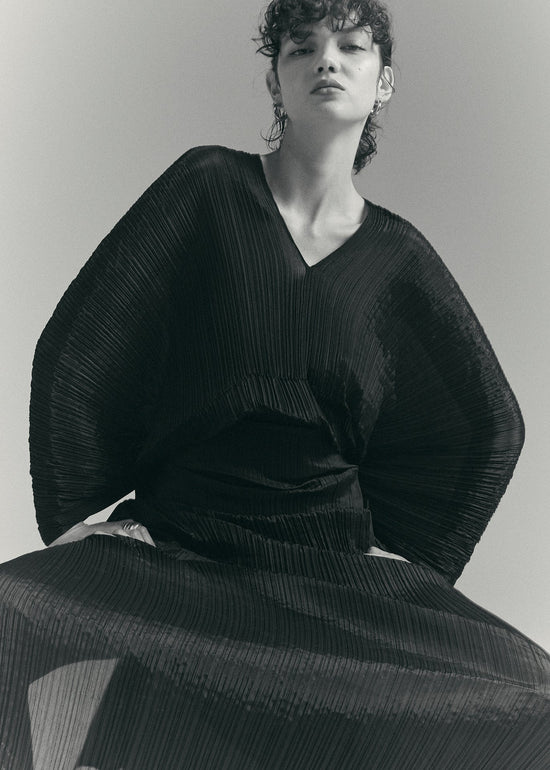 Issey Miyake Pleats Please Black Multiway Cape