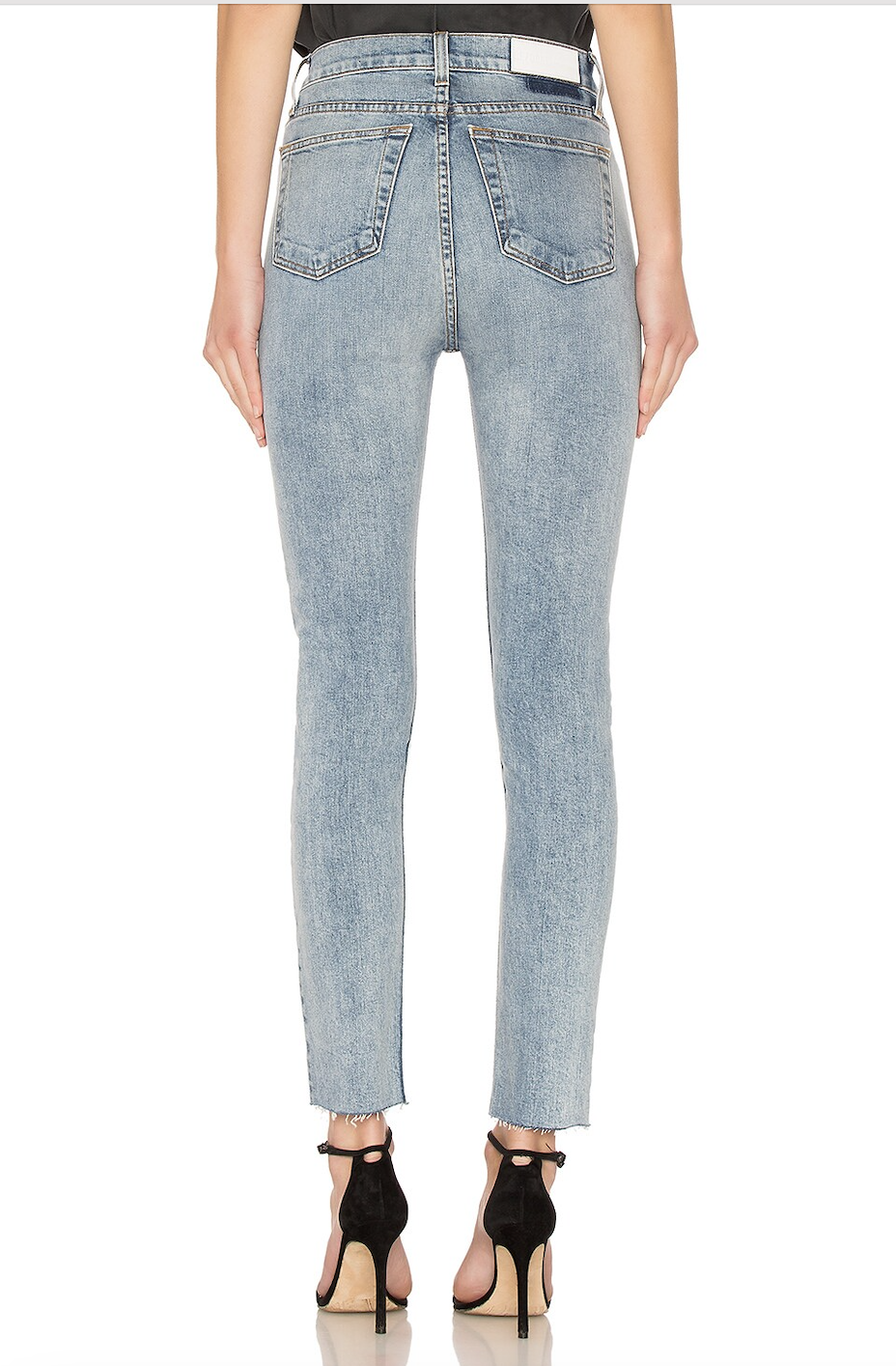 Re/Done Originals High Rise Ankle Crop Jeans