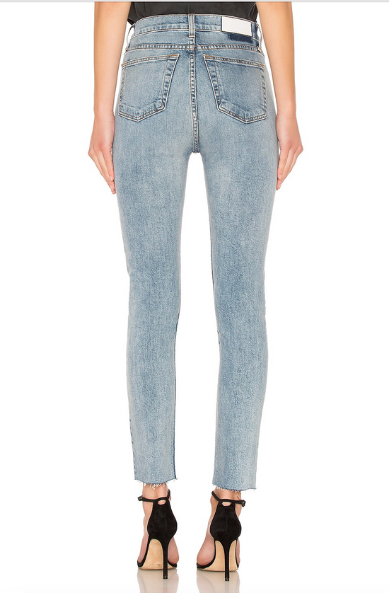 Re/Done Originals High Rise Ankle Crop Jeans