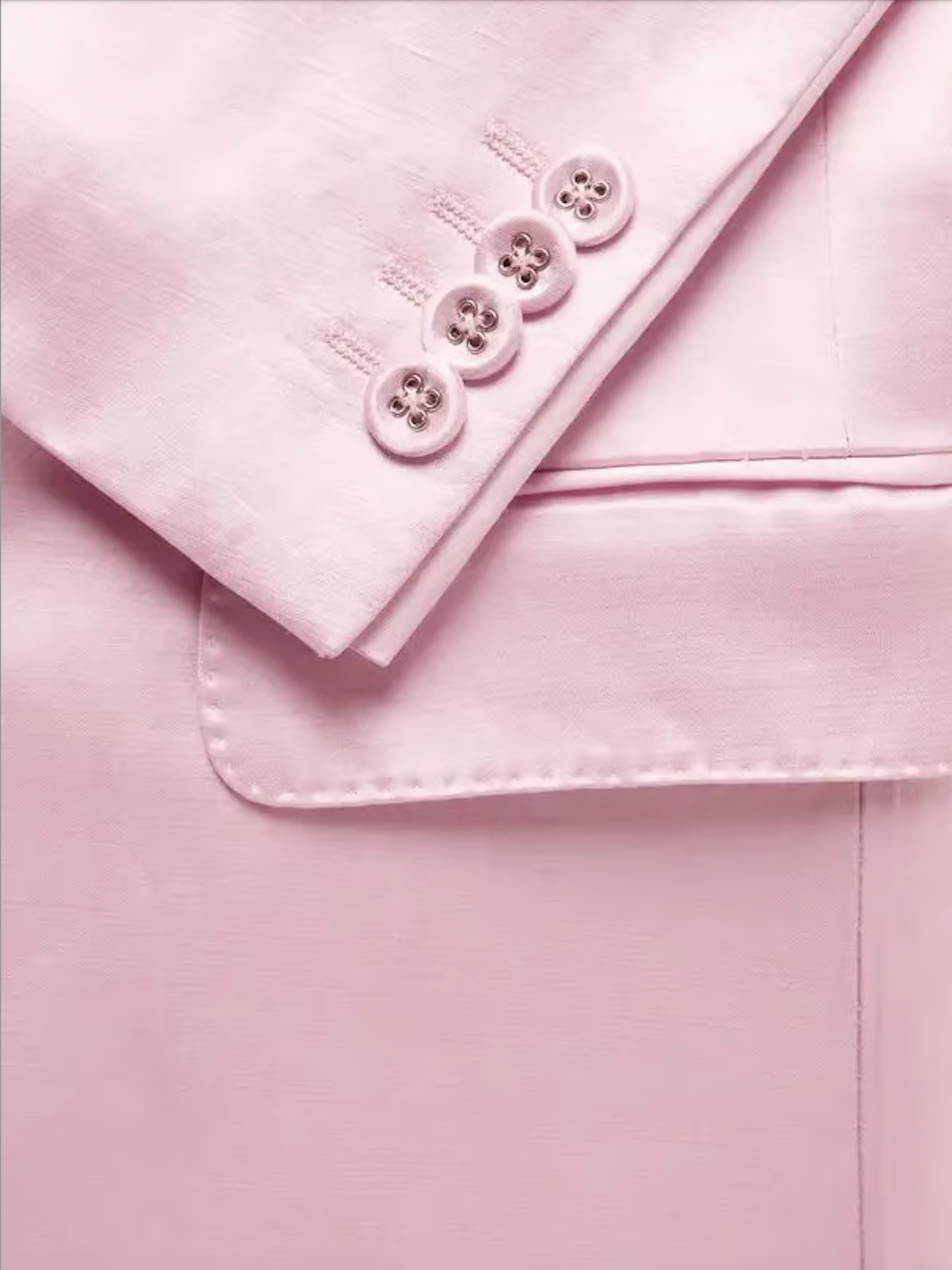 Officine Générale Pink Satin Suit Jacket-NWT