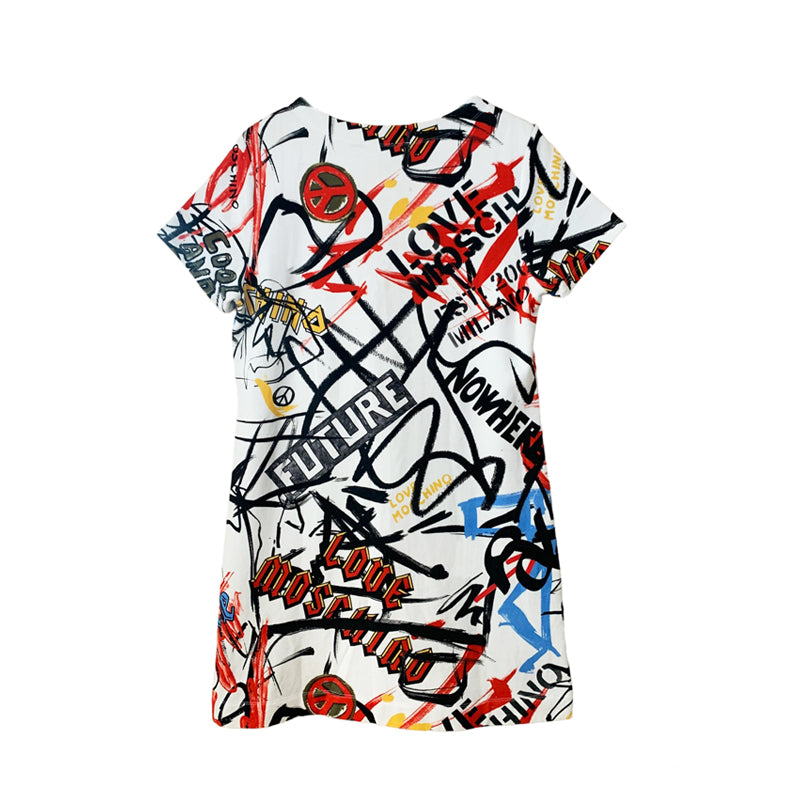 Load image into Gallery viewer, Love Moschino Peace Print Dress
