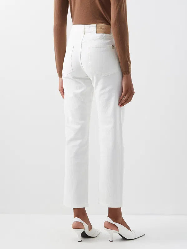 Weekend Max Mara White Boyfriend Jeans