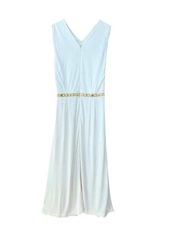 Bottega Veneta White Sleeveless Dress