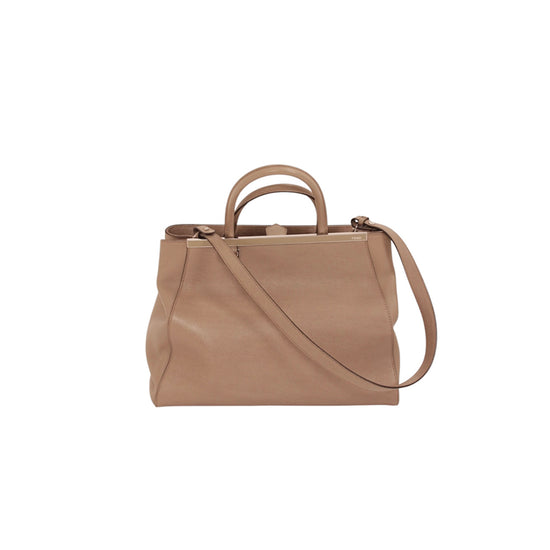 Fendi 2Jours Beige Shoulder Bag