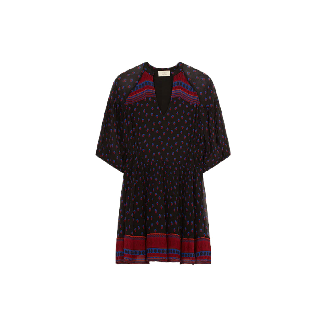 Ba&sh Patterned Chiffon Mini Dress