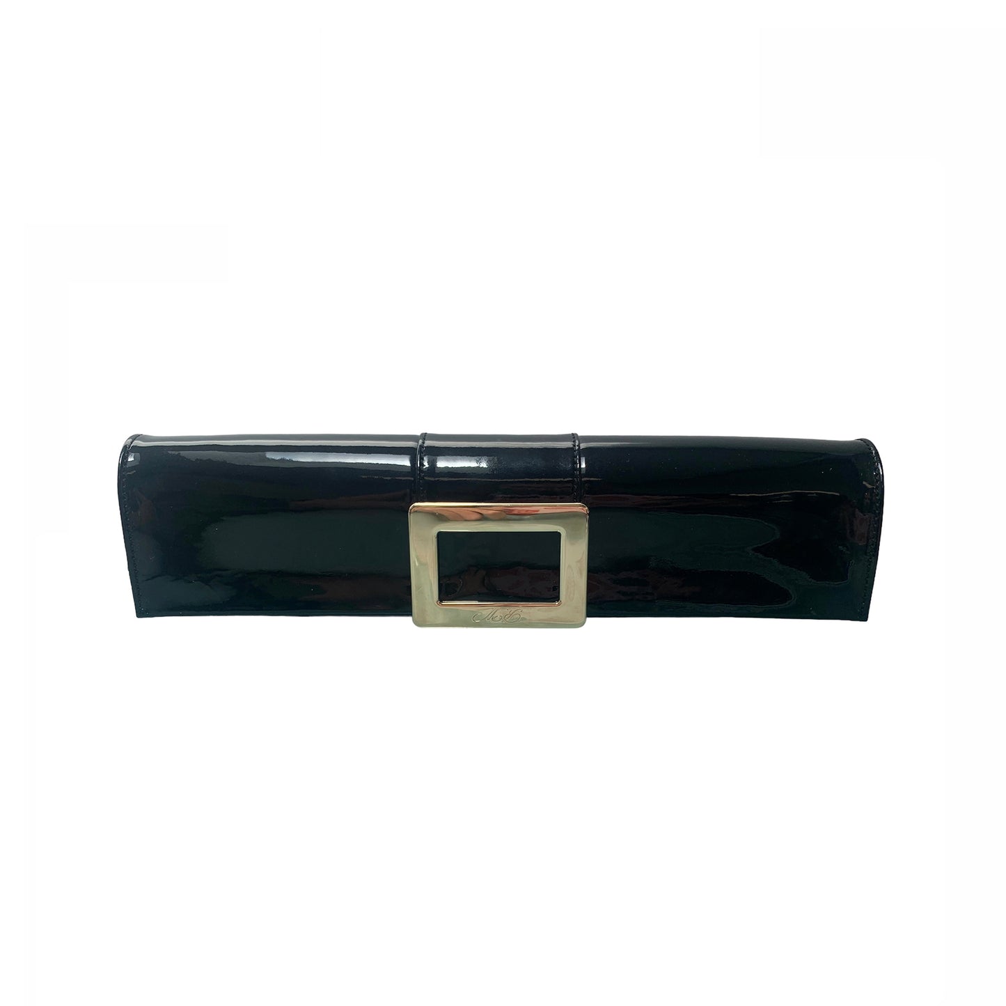 Load image into Gallery viewer, Roger Vivier Black Patent Leather Clutch
