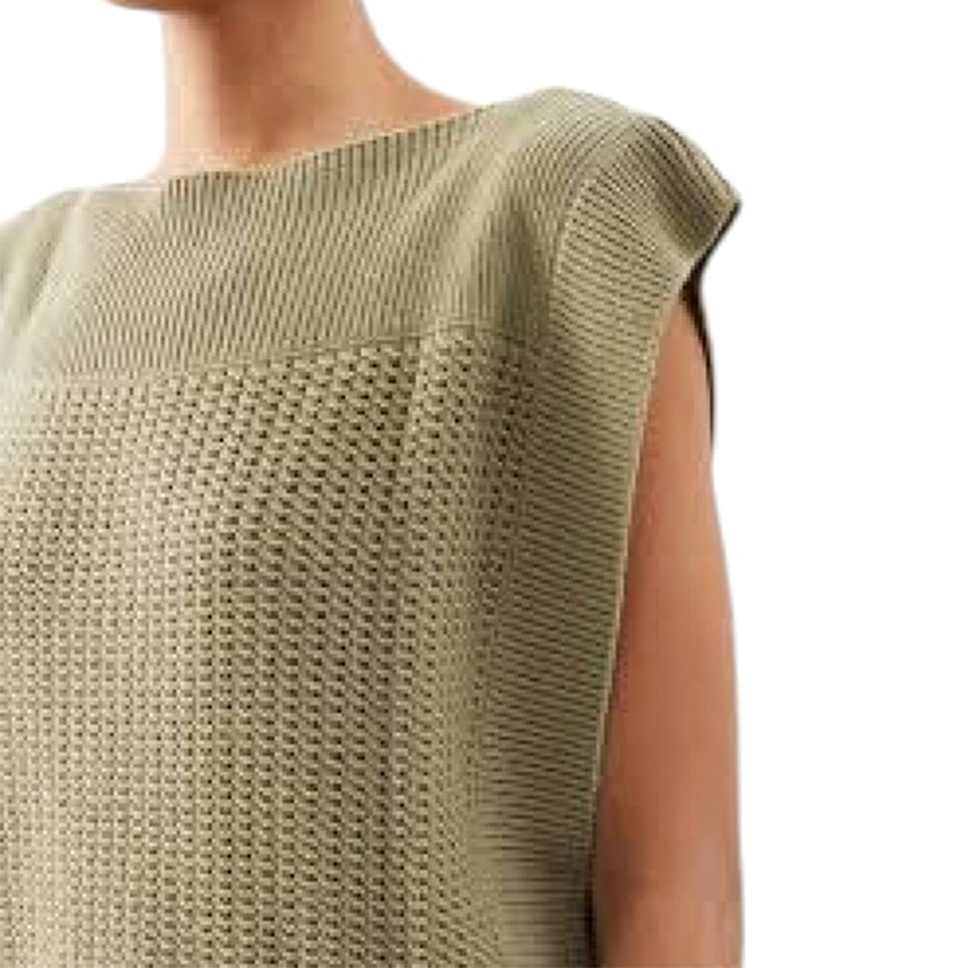 Sa Su Phi Open-work Cashmere Sleeveless Sweater