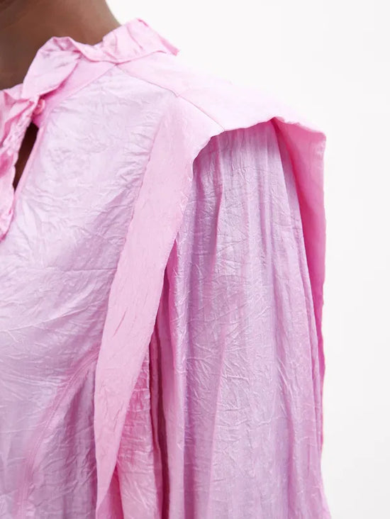Isabel Marant Pink Silk Blouse
