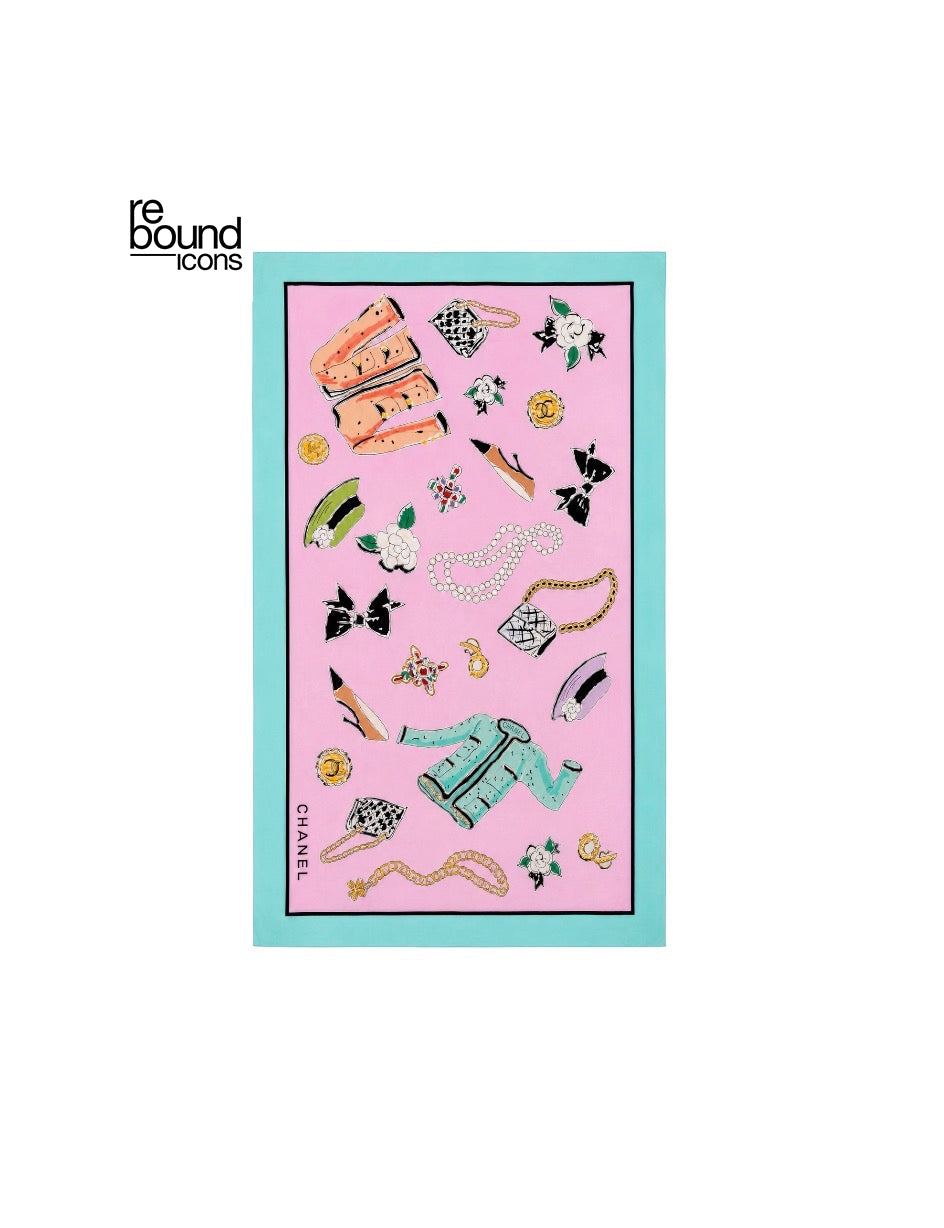 Chanel 1994 Cotton Sarong/Scarf