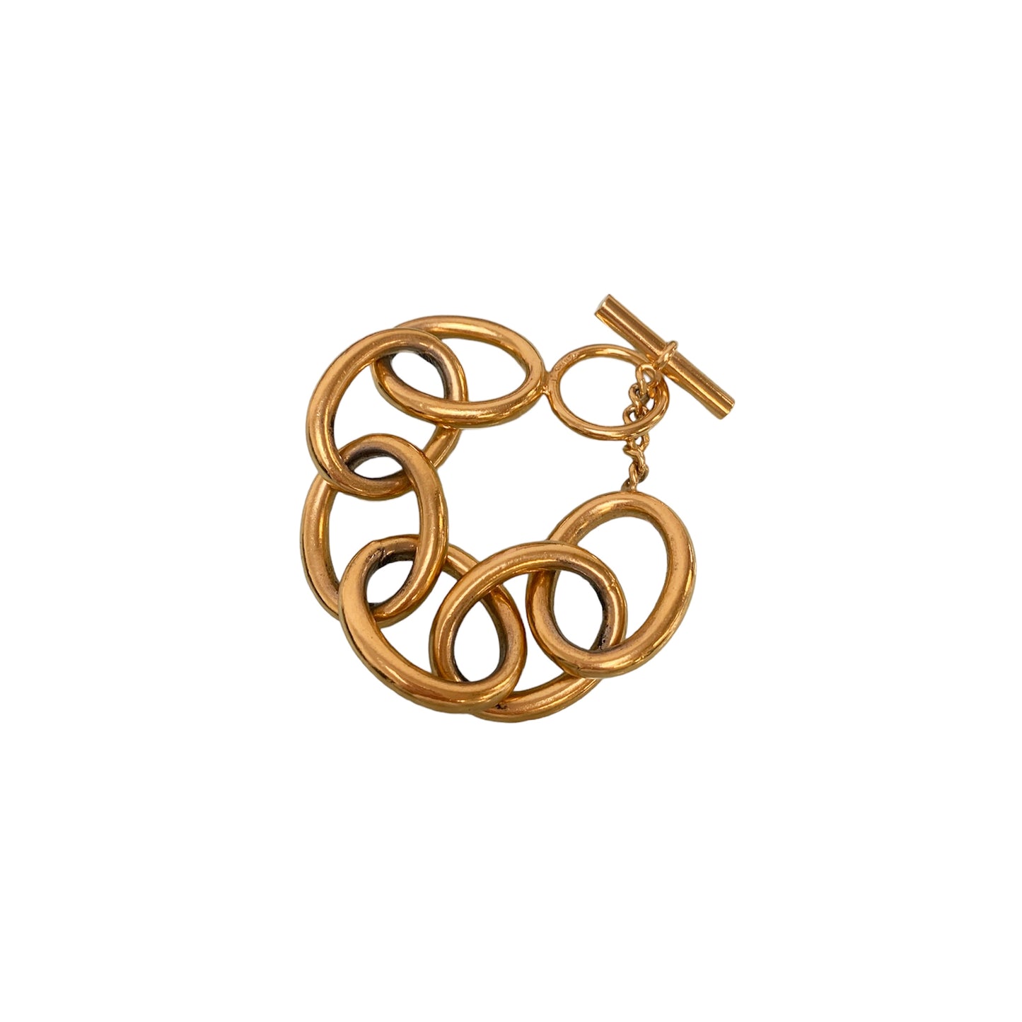 Vintage Chanel Gold Chain Link Bracelet