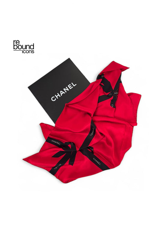 Chanel Vintage Silk Scarf