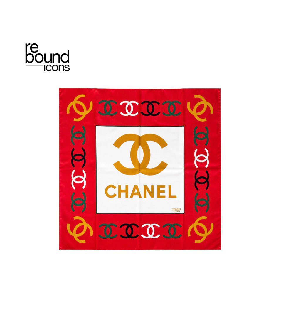 Chanel Vintage Silk Scarf