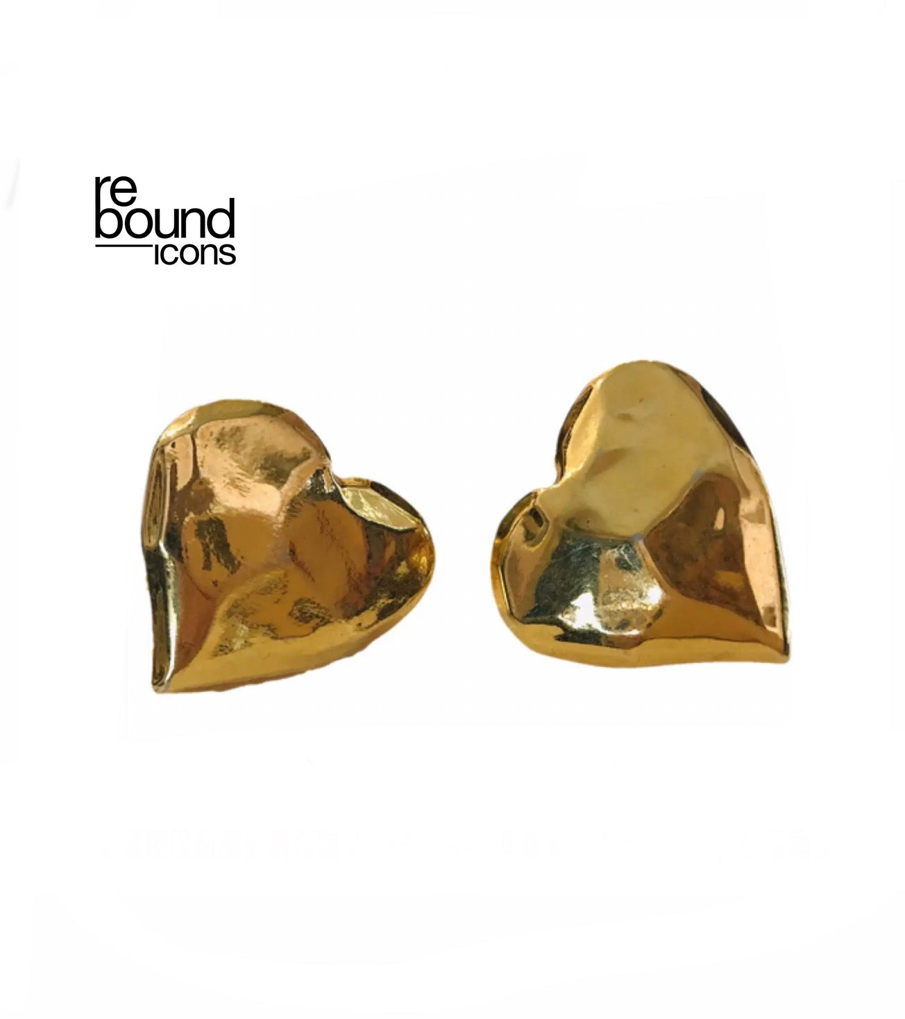 Vintage Christian Lacroix Heart Earrings