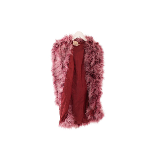 Vintage Piaff Pink Feather Sleeveless Jacket