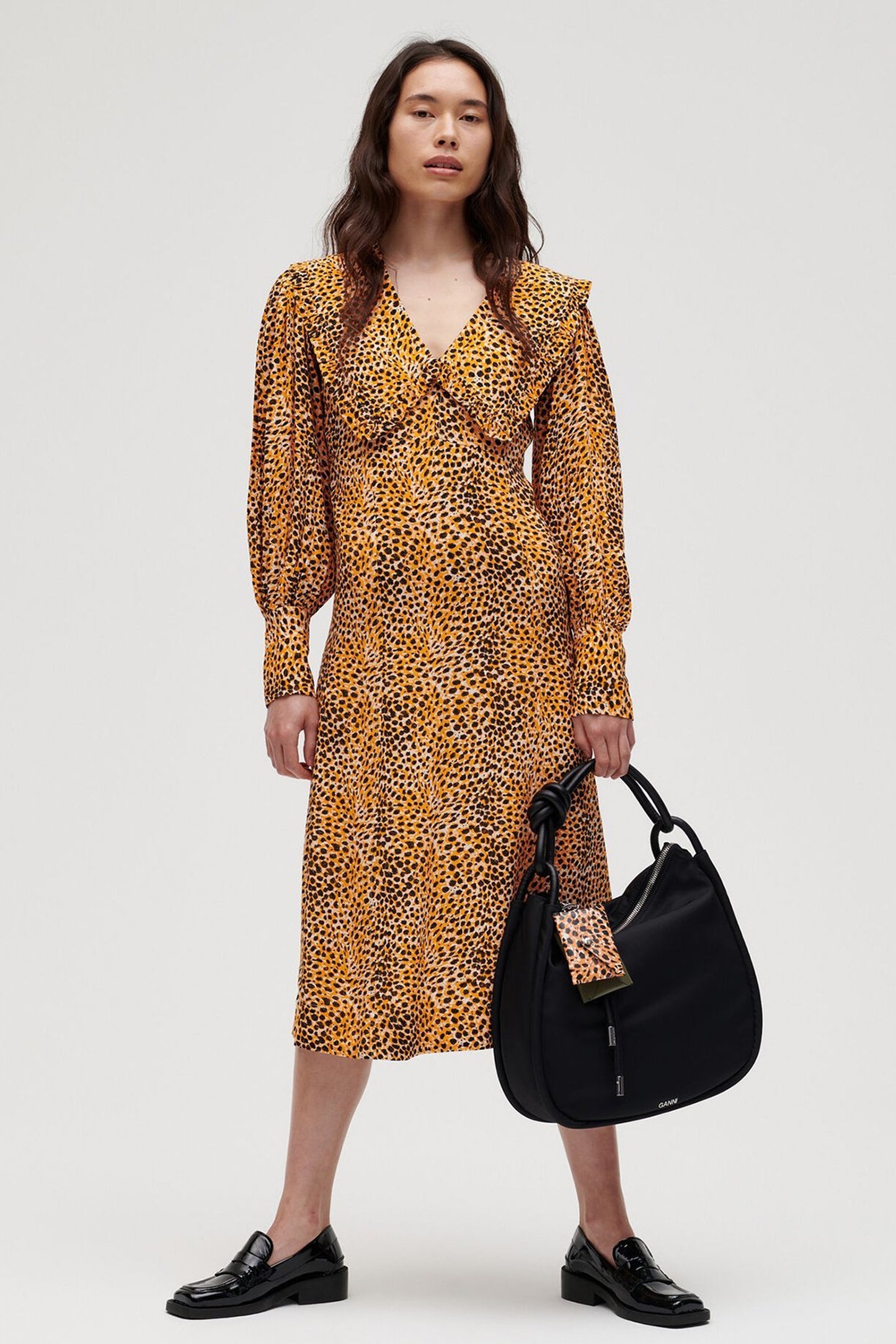 Ganni Leopard Dress - nwt