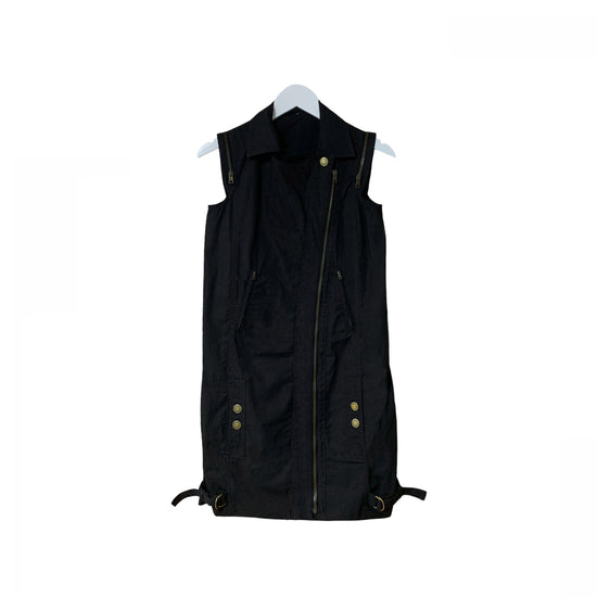Load image into Gallery viewer, Gucci Black Sleeveless Utility Dress
