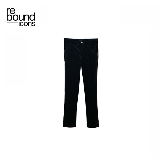 Tom Ford era Gucci Velvet Zip Flares Trousers