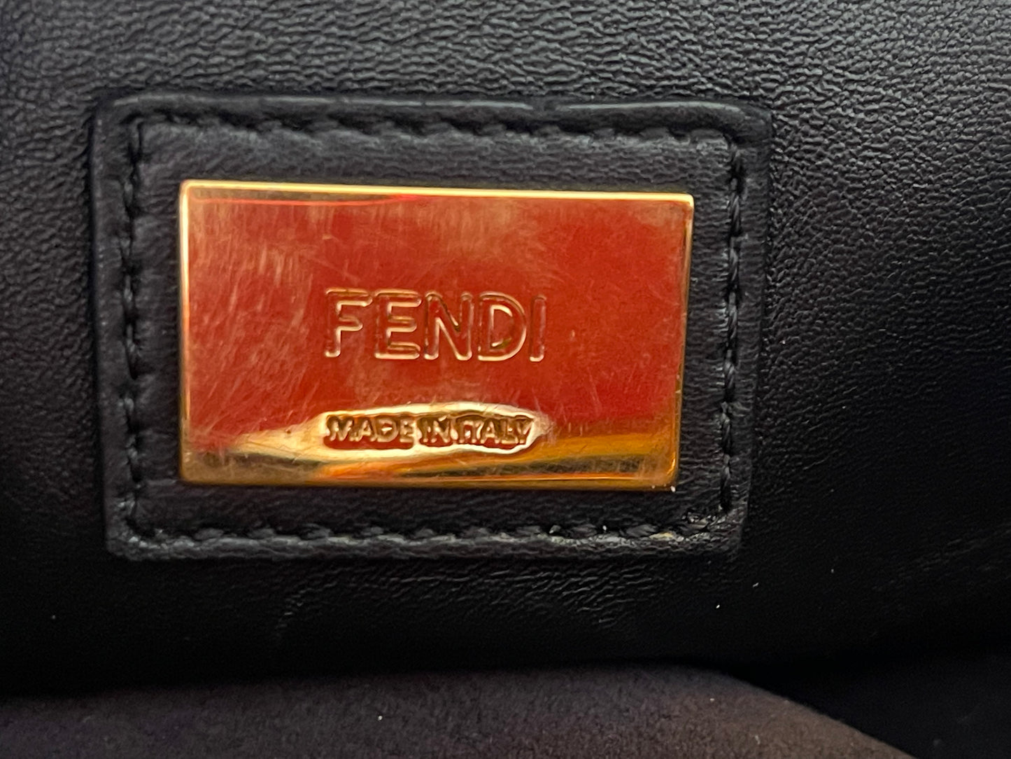 Load image into Gallery viewer, Fendi Peekaboo Black Leather Bag
