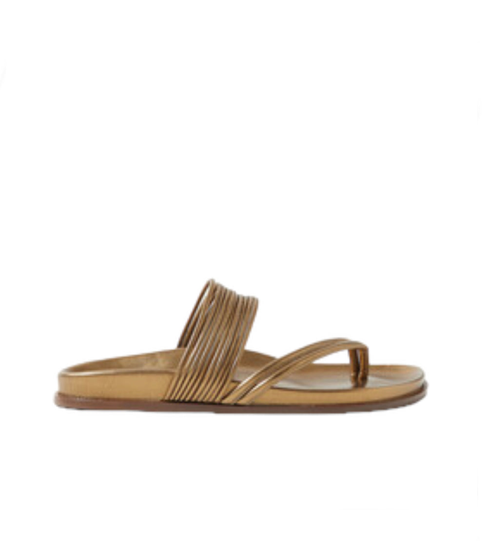 Emme Parsons Gold Roma Sandals - nib
