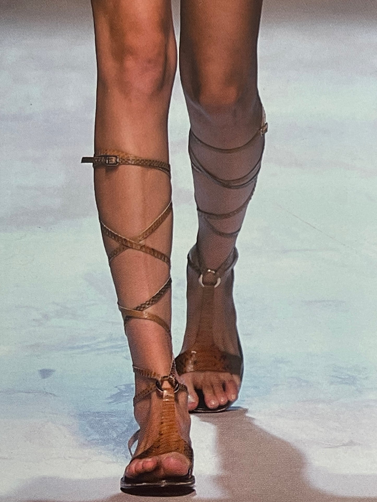 Salvatore Ferragamo Snakeskin Sandals