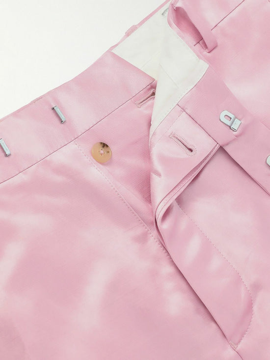 Officine Générale Pink Satin Trousers