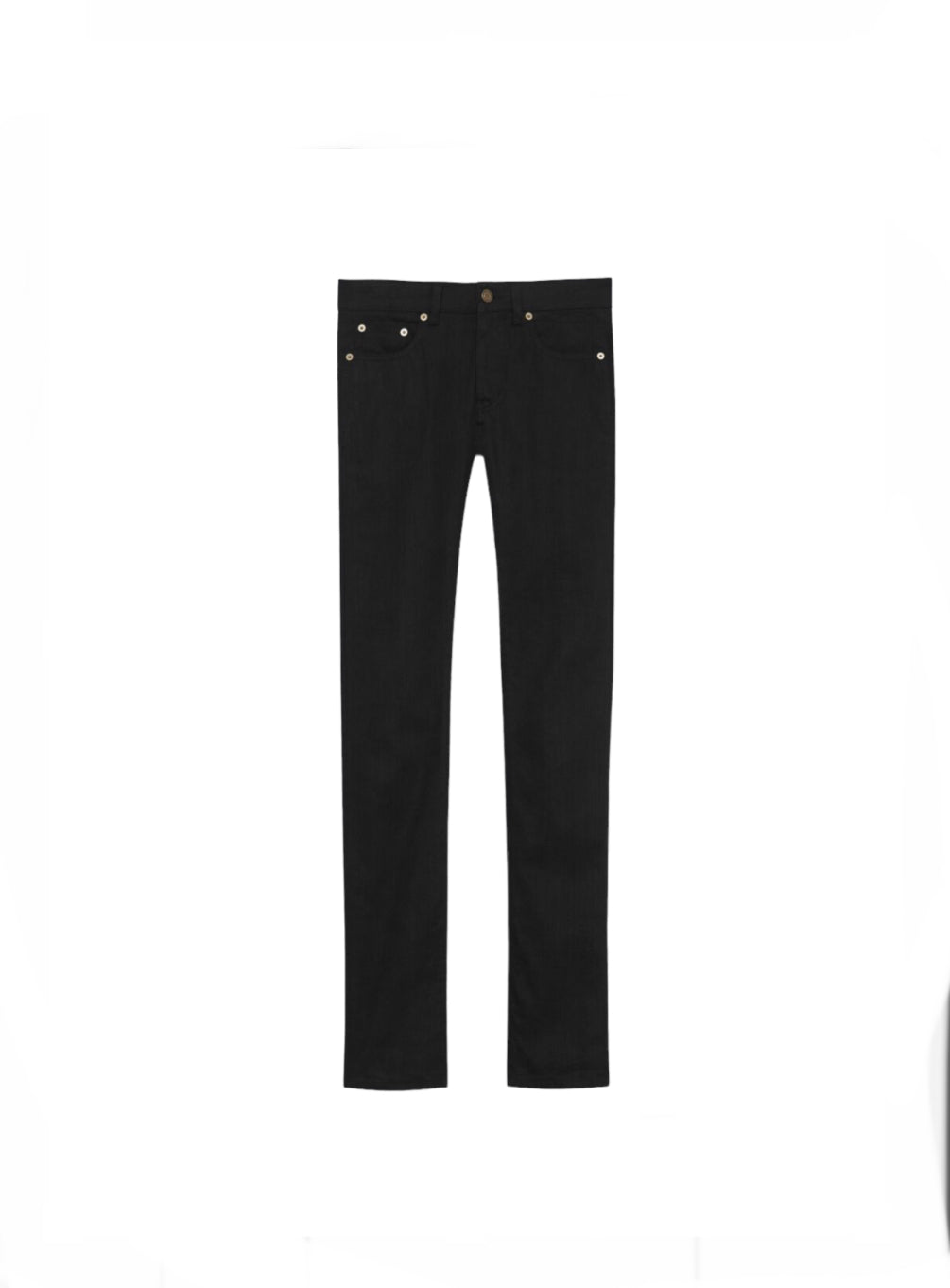 Saint Laurent Black Washed Skinny Jeans
