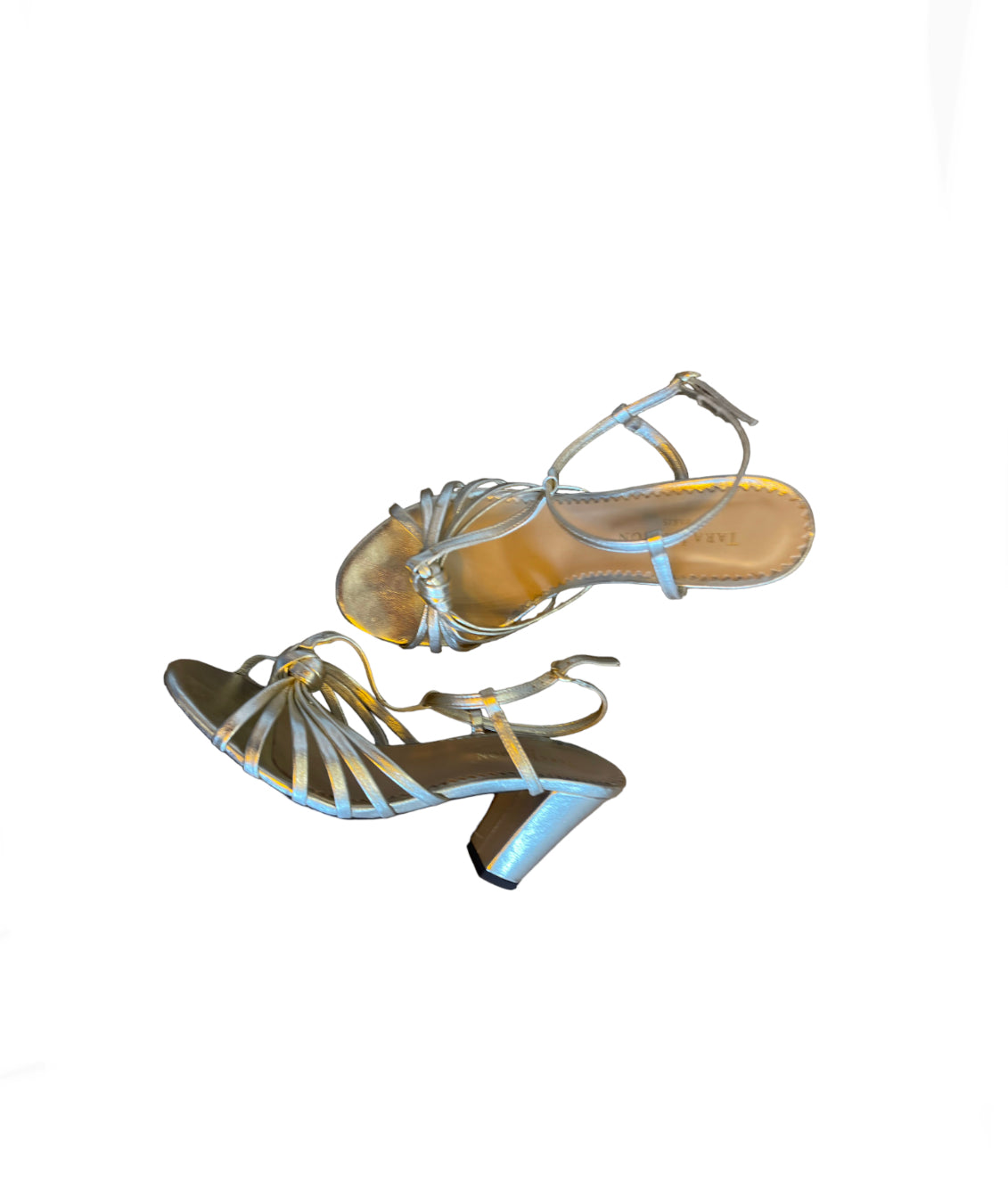Tara Jarmon Gold Knot Sandals