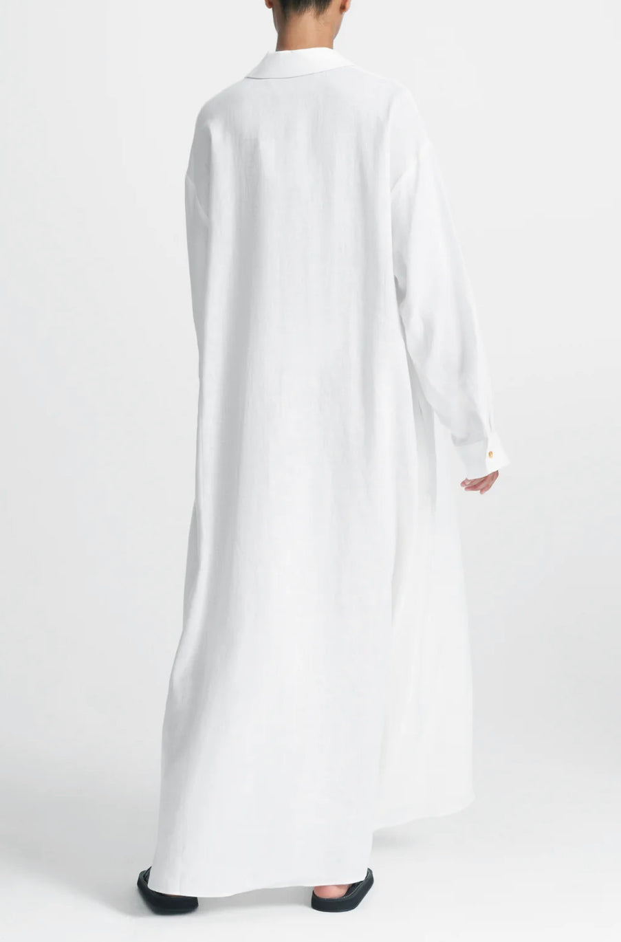 Asceno White Linen Dress - current season