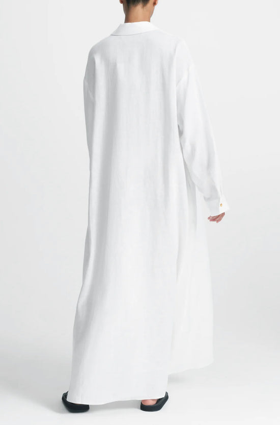 Asceno White Linen Dress - current season