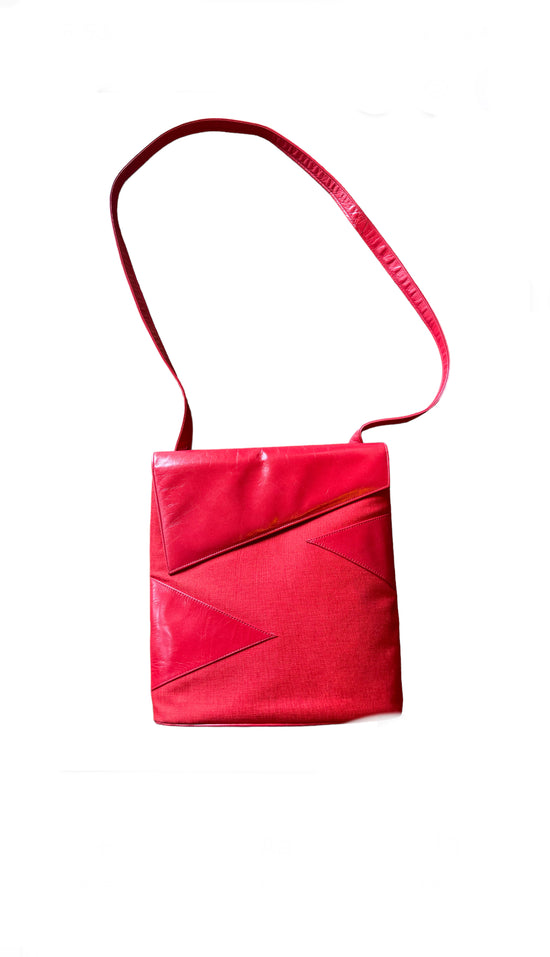 Vintage French Red Bag